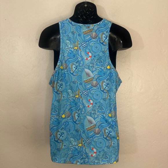 Tulio Tank Top XL Gently worn 94% polyamide/6% elastane 22" armpit to armpit - Picture 3 of 4